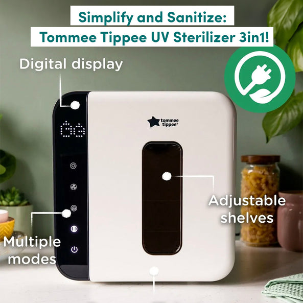 Tommee Tippee UV Sterilizer 3in1 - Sterilise, Dry and Store