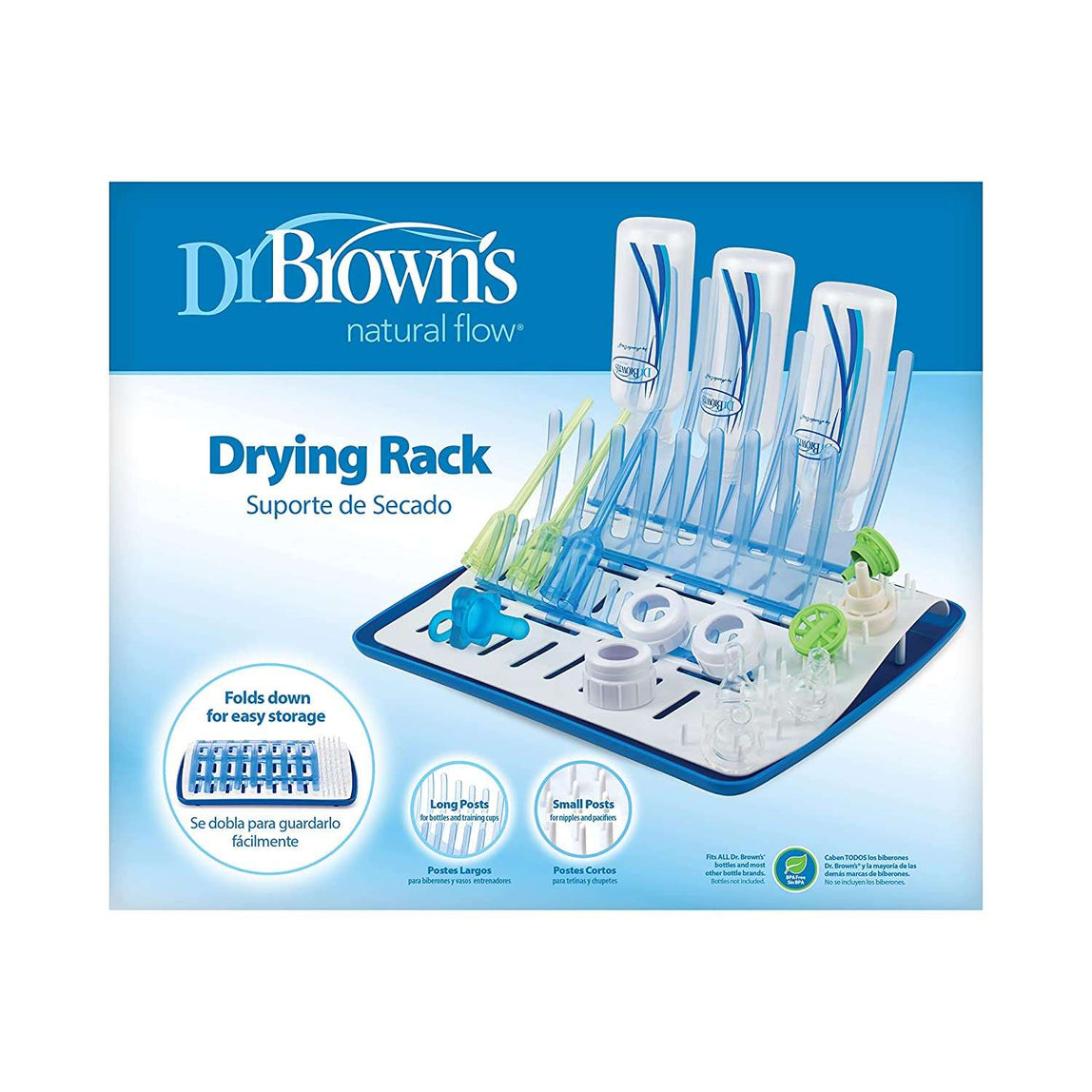 Dr Brown's Universal Folding Drying Rack - MamaApp