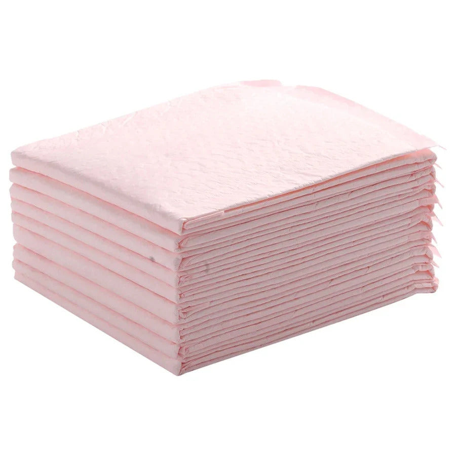 VidaMom Absorbent Disposable Diaper Changing Mats Pink