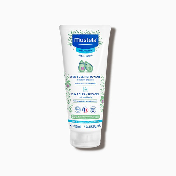 Mustela 2in1 Hair & Body Cleansing Gel 200ml - MamaApp
