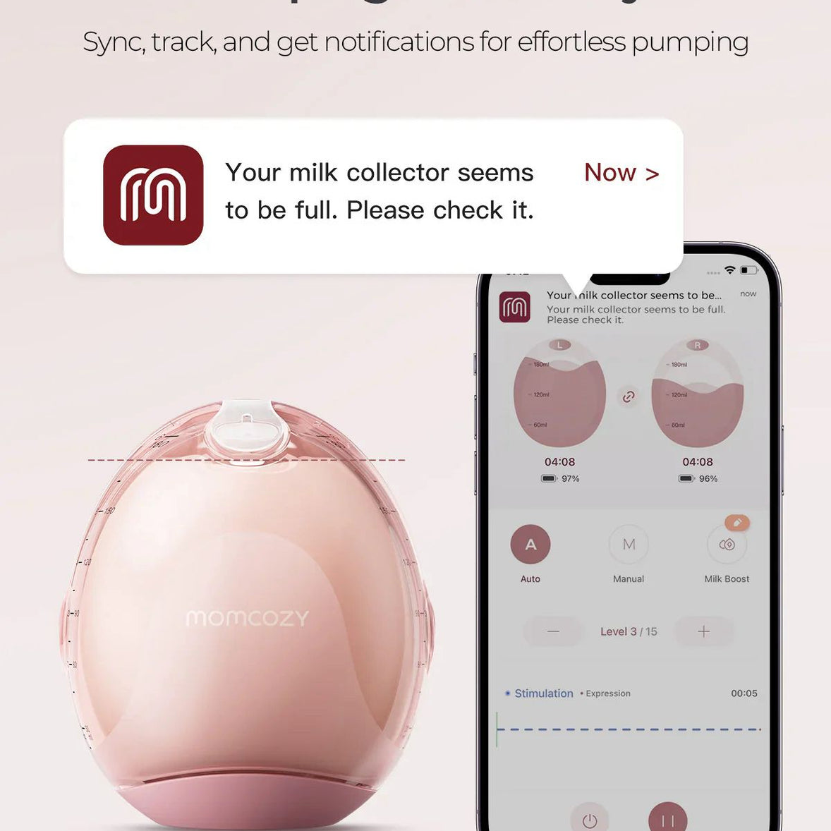 Momcozy Air 1 Ultra Slim Breast Pump