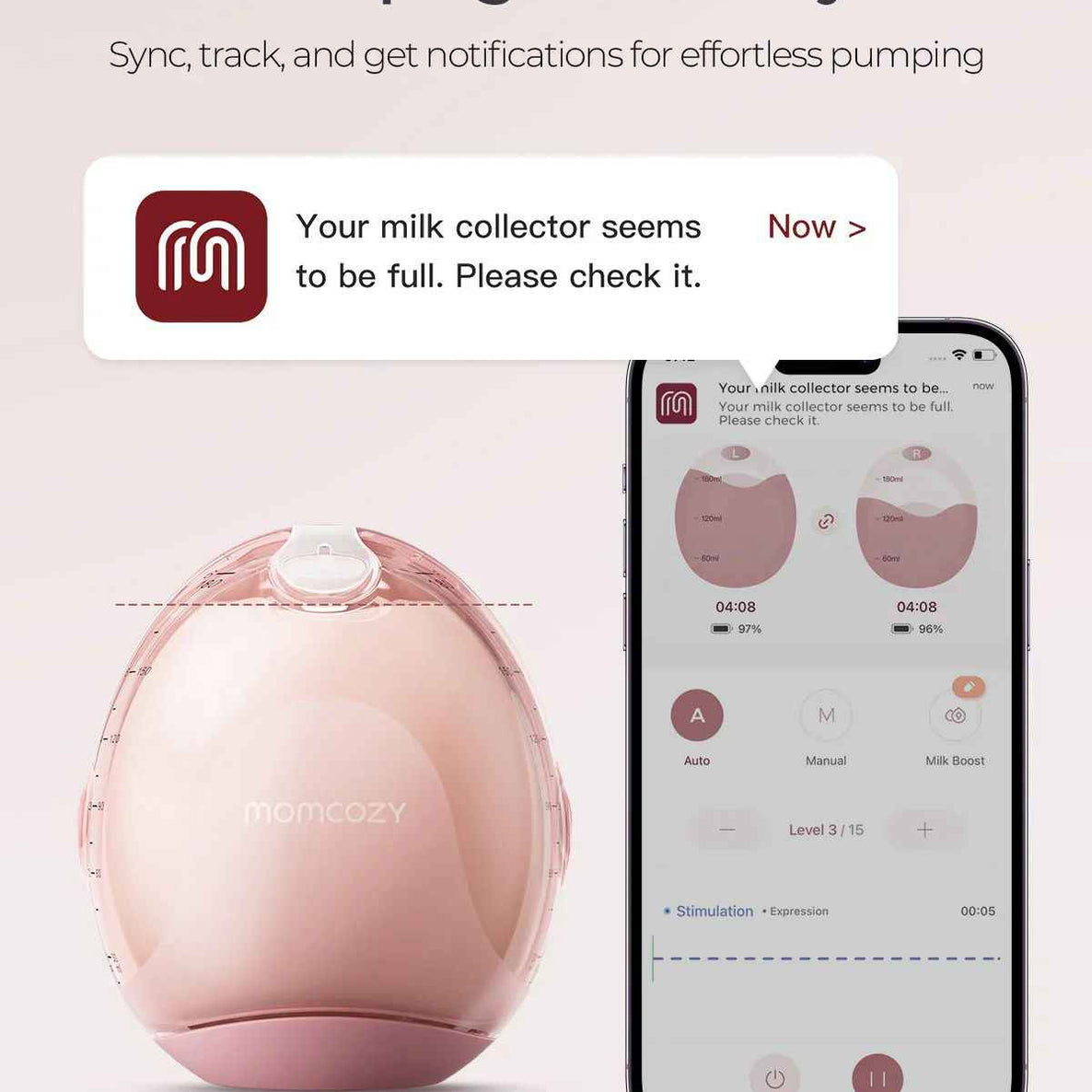 Momcozy Air 1 Ultra Slim Breast Pump