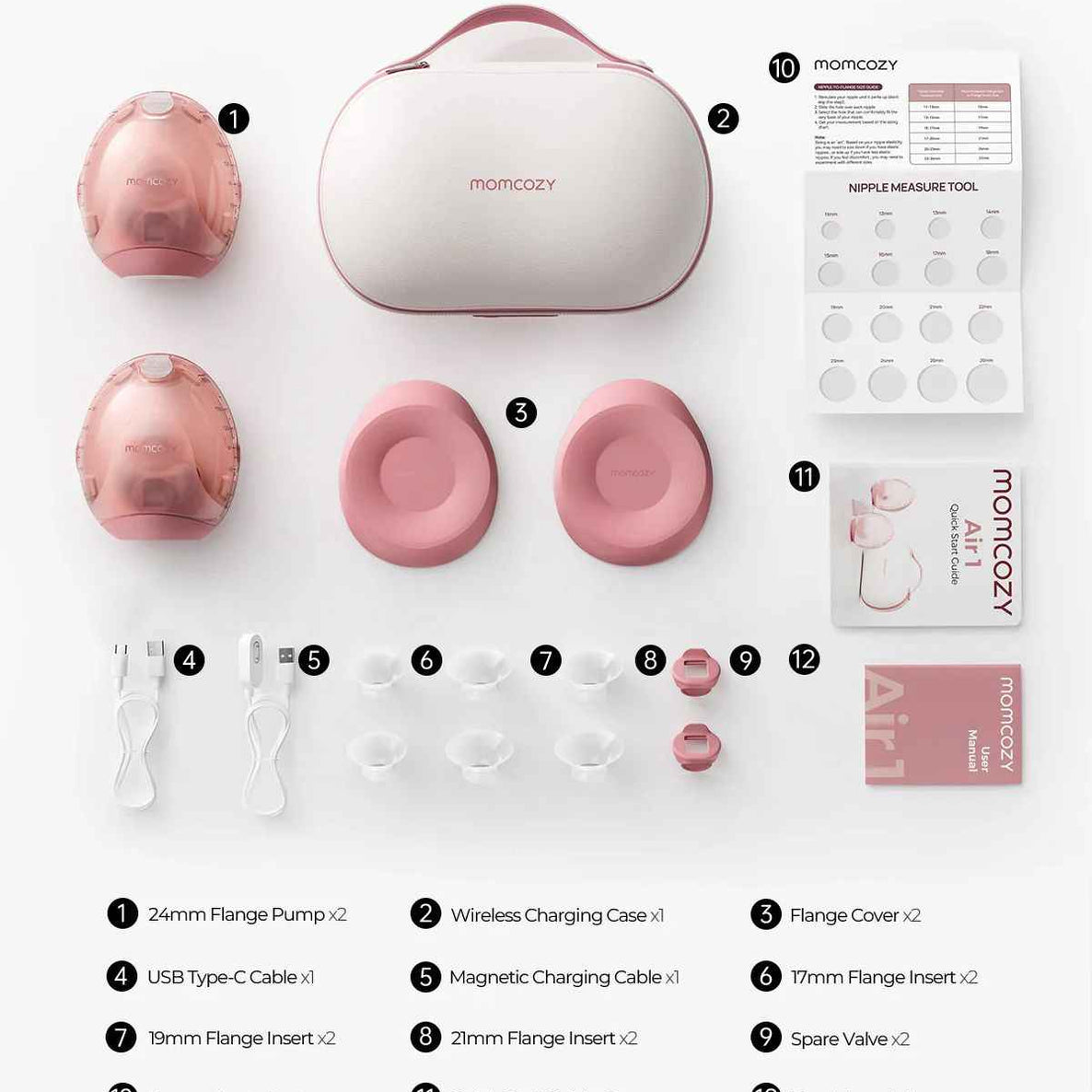 Momcozy Air 1 Ultra Slim Breast Pump