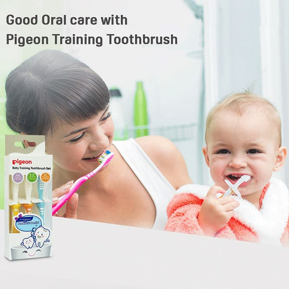 Pigeon Training Toothbrush Set - MamaApp