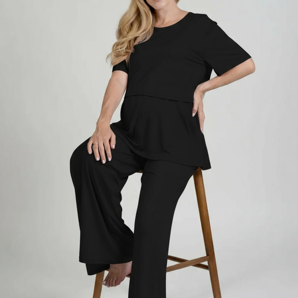 The Everyday Maternity Pants - Black