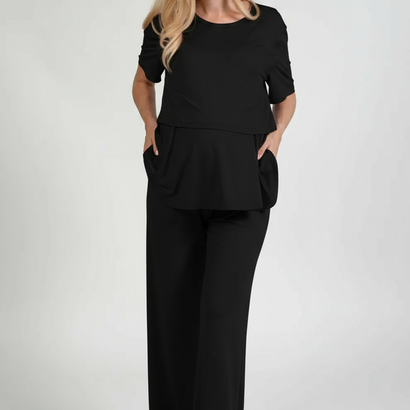 The Everyday Maternity Pants - Black