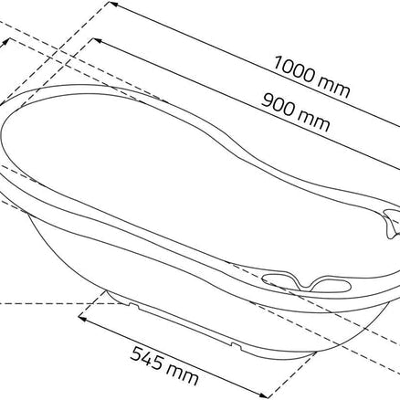 Keeeper 100cm Baby Bath – My Blue