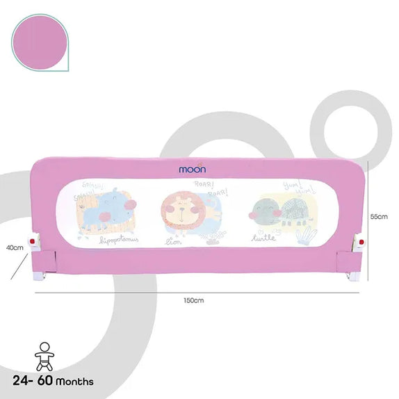 Moon sequr bed rail pink