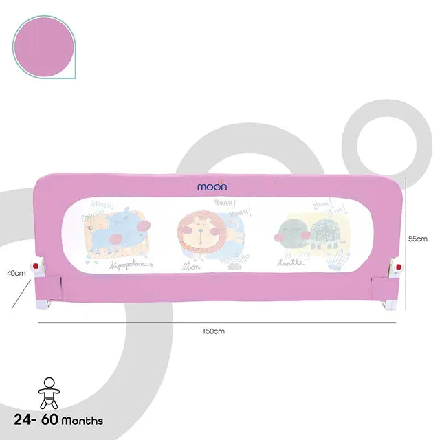 MOON Sequr Bed Rail – Pink (1.5 m)