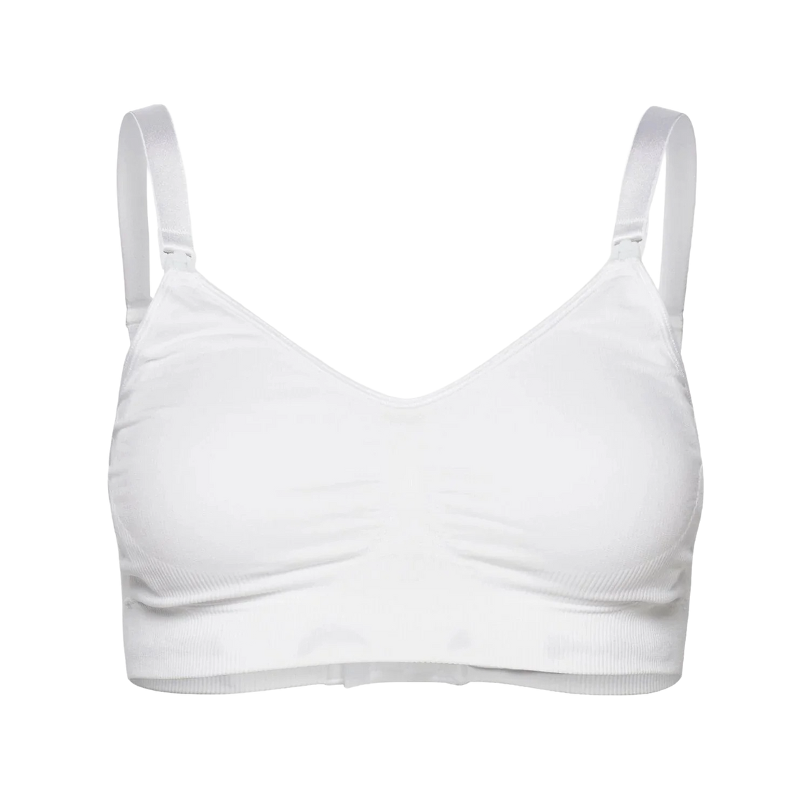 Carriwell Seamless Original Maternity & Nursing Bra - White - MamaApp Qatar