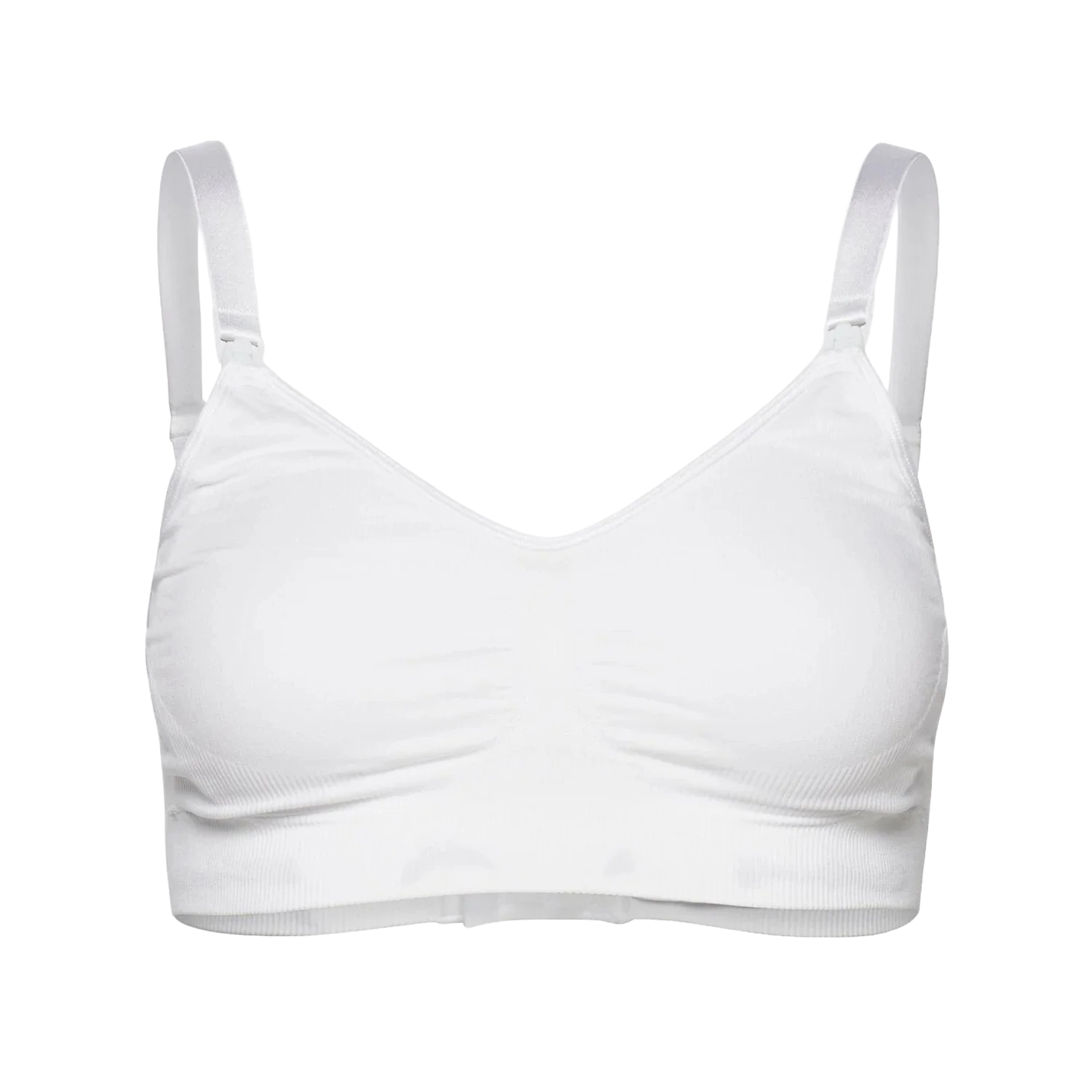 Carriwell Seamless Original Maternity & Nursing Bra - White - MamaApp Qatar