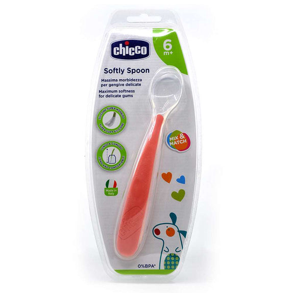 Chicco Soft Silicone Spoon - MamaApp