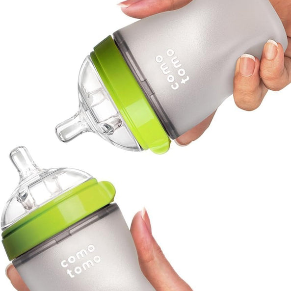 كوموتومو زجاجة سيليكون ناعمة وصحية - 2 في العبوة - 250 مل
