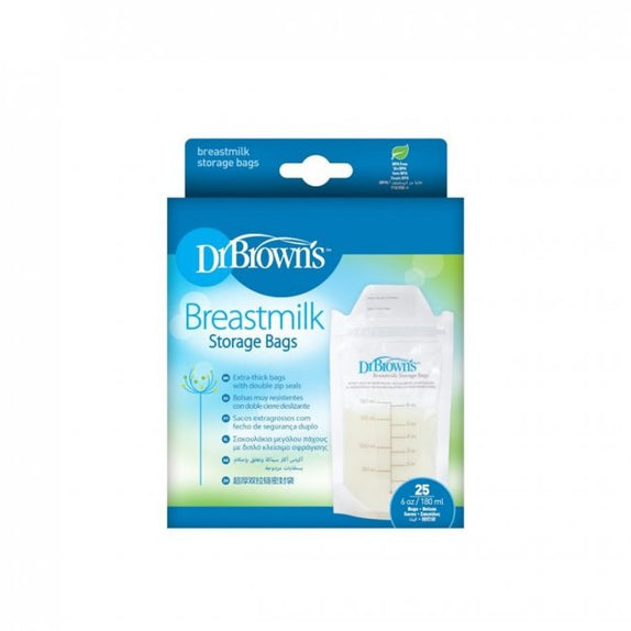 Dr. Brown's Breastmilk Storage Bag 180ml - MamaApp