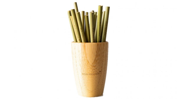 Eco Rascals 5 Pcs Reusable Bamboo Straws