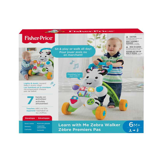 Fisher-Price Learn with Me Zebra Walker – With Sounds - MamaApp