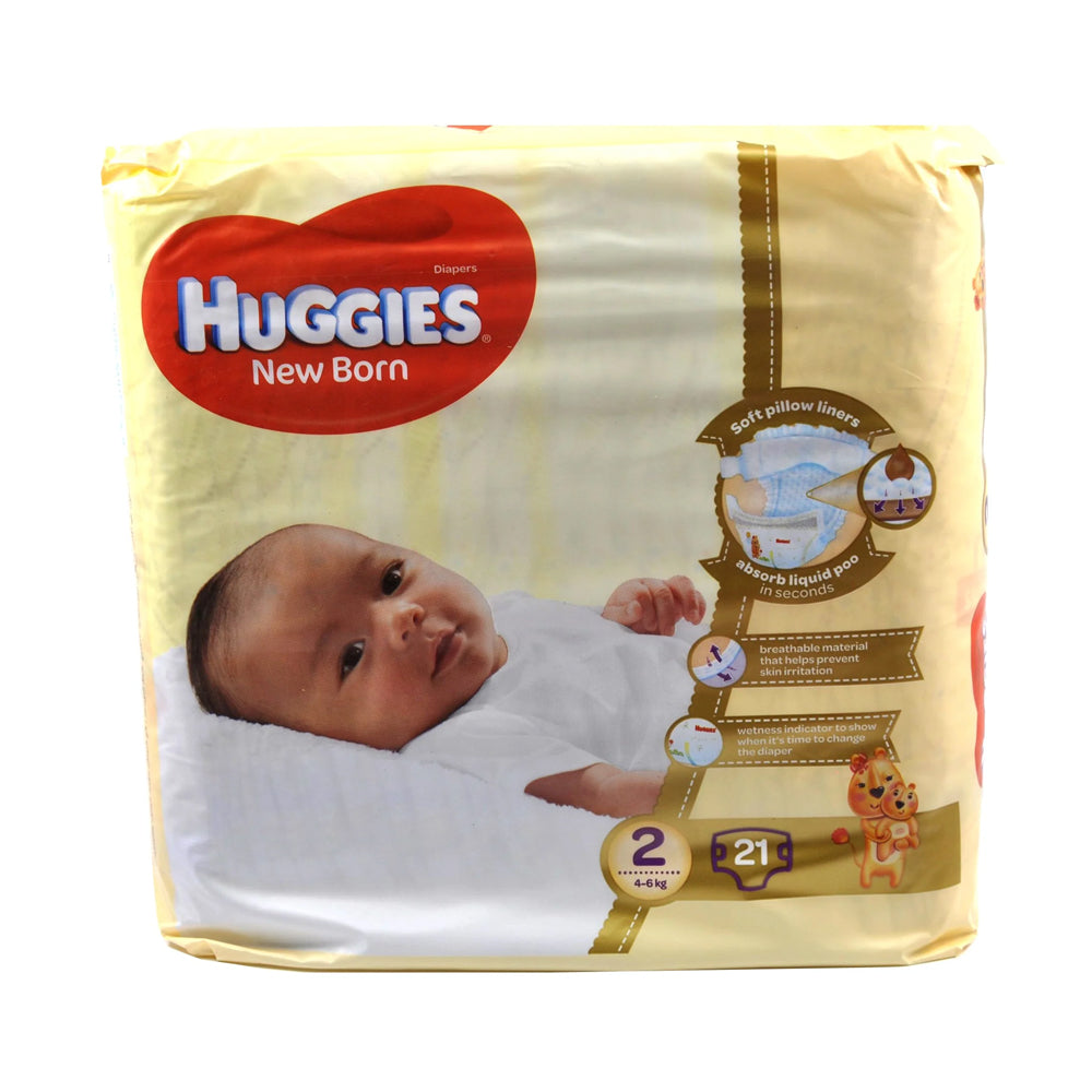 Huggies Diaper Newborn Size 2 (21's)