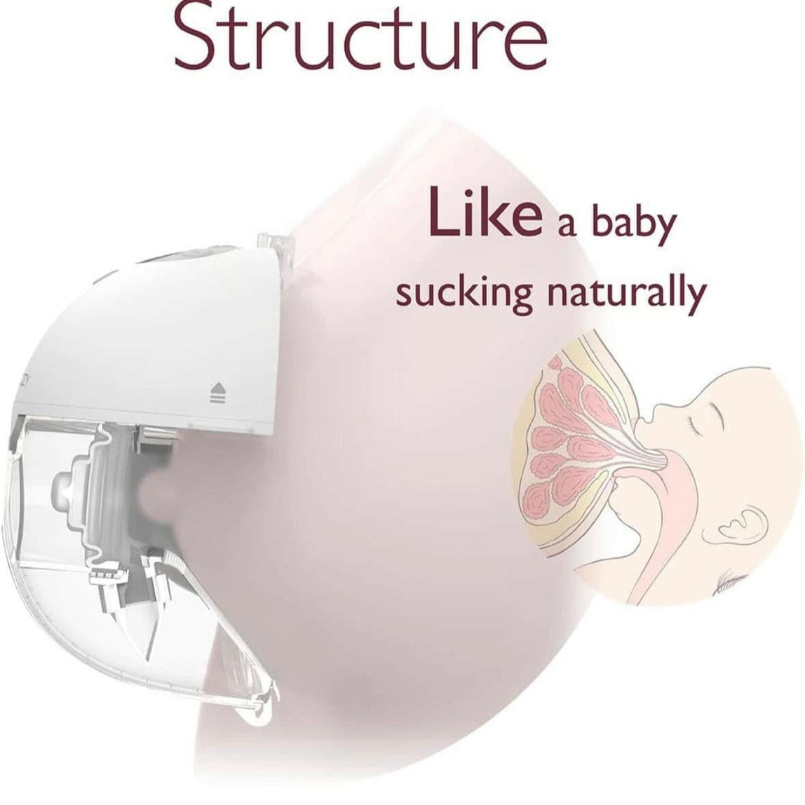 Momcozy wearable breast pump m5 double grey