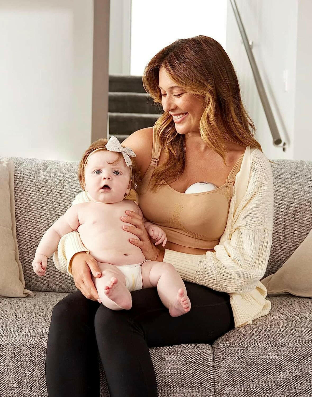 Momcozy Wearable Breast Pump M5 (Double) Grey