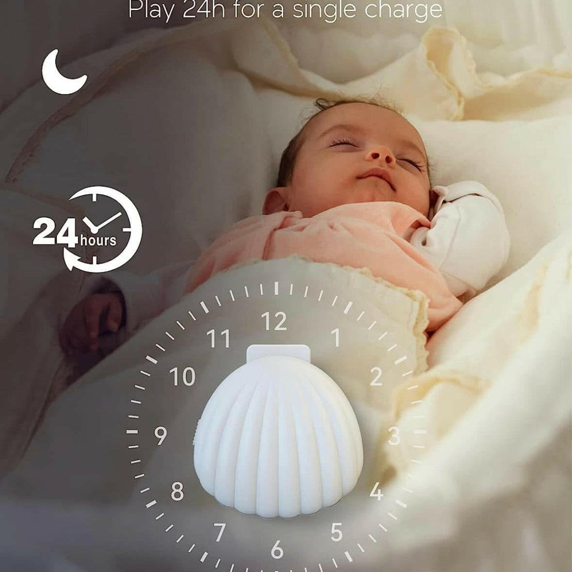 Momcozy Little Shell White Noise Machine