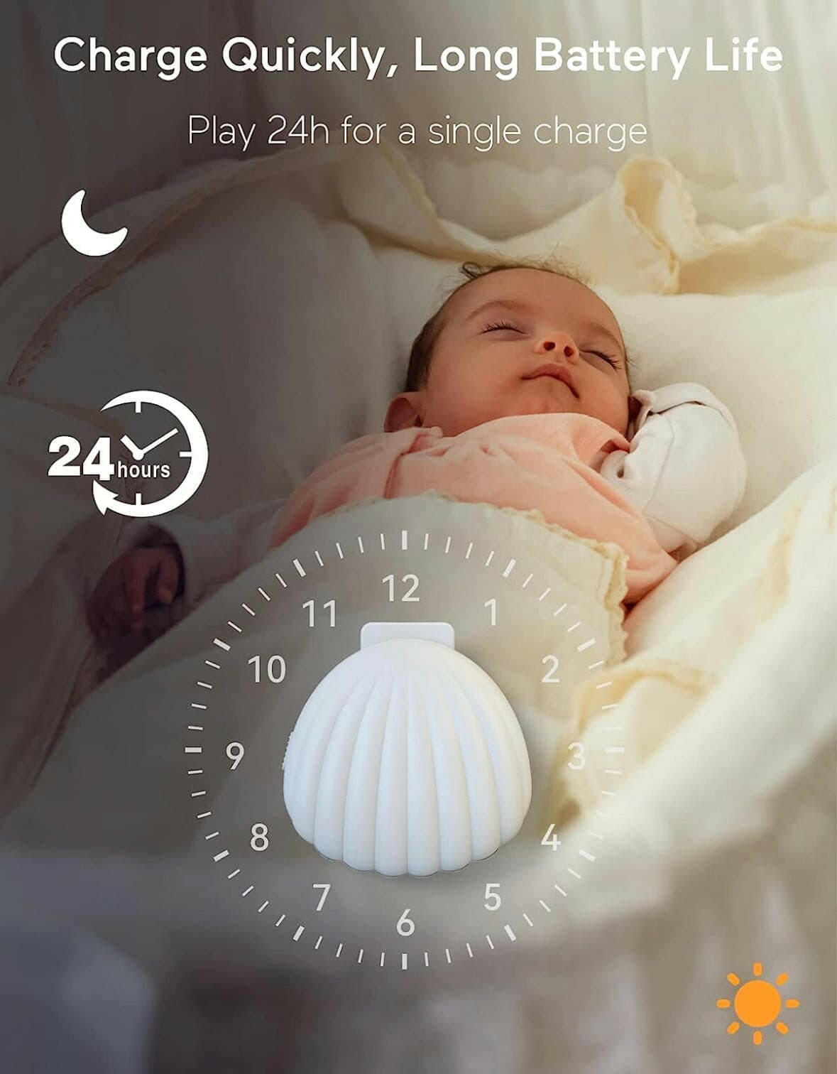 Momcozy Little Shell White Noise Machine