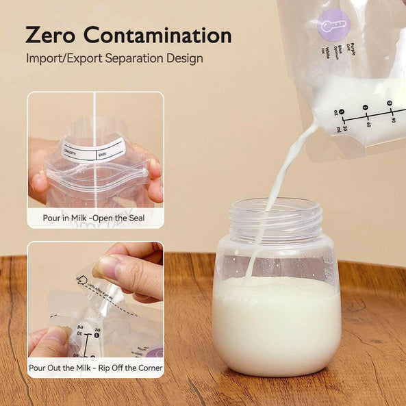 حقيبة حليب الأم من مومكوزي 50 قطعة