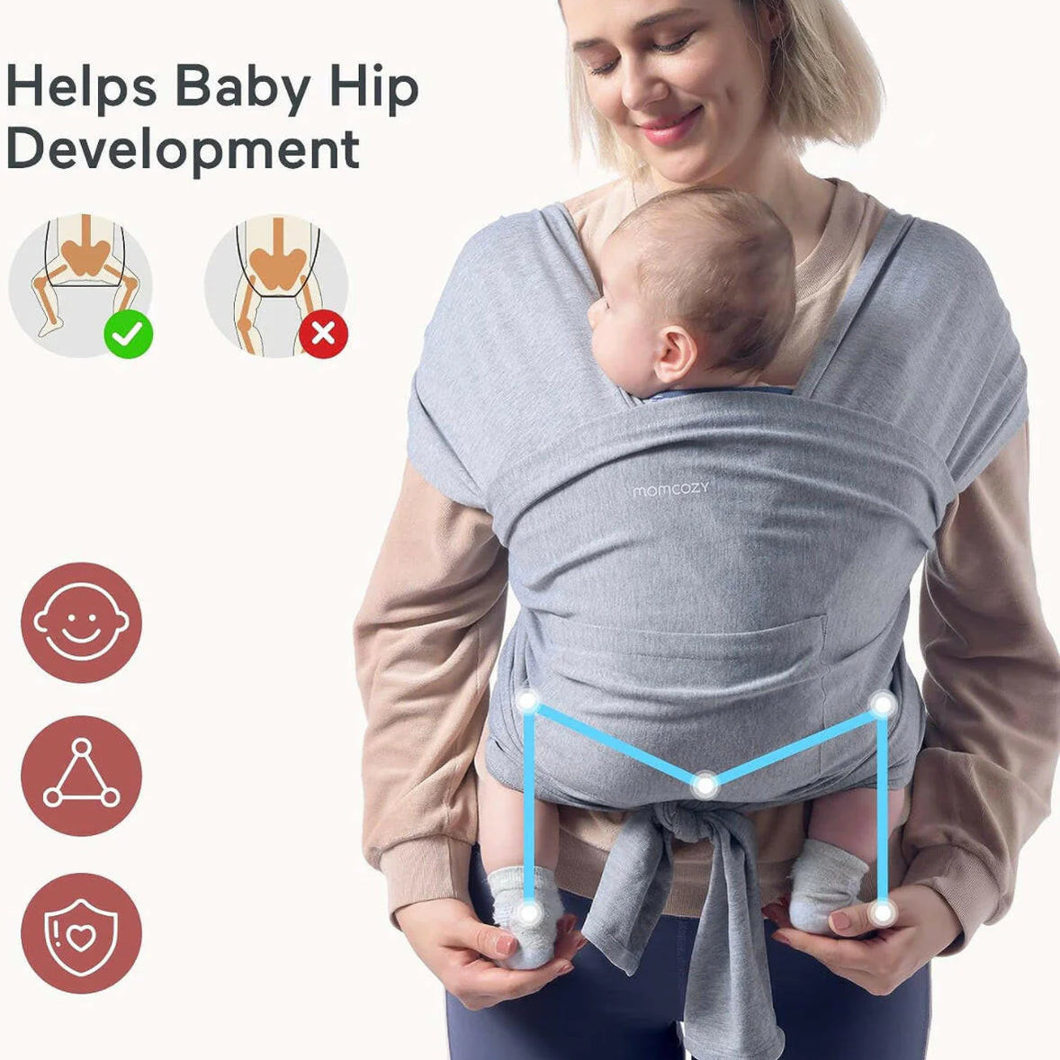 Momcozy Baby Wrap Carrier