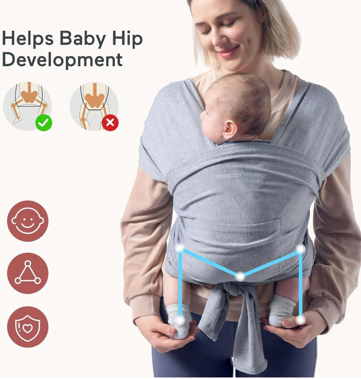 Momcozy Baby Wrap Carrier