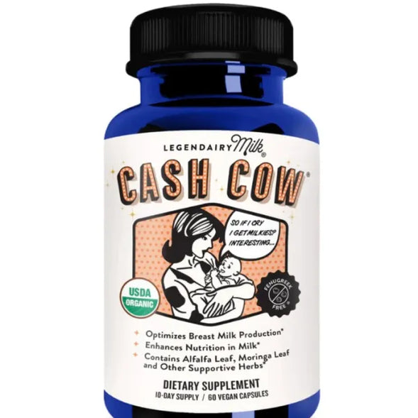 Legendairy Milk – Cash Cow® | 60 Vegan Capsules – Organic Lactation Support