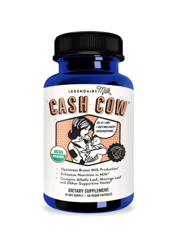 Legendairy Milk – Cash Cow® | 60 Vegan Capsules – Organic Lactation Support