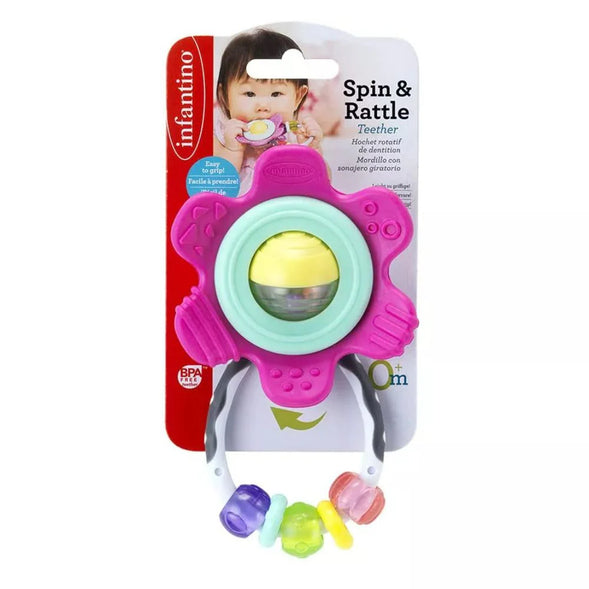 Infantino Spin & Rattle Teether