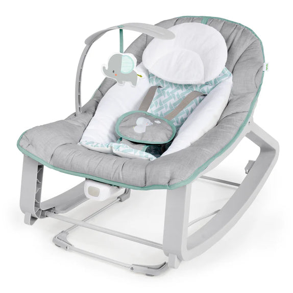Ingenuity keep cozy 3 in 1 grow with me baby bouncer rocker toddler seat weaver