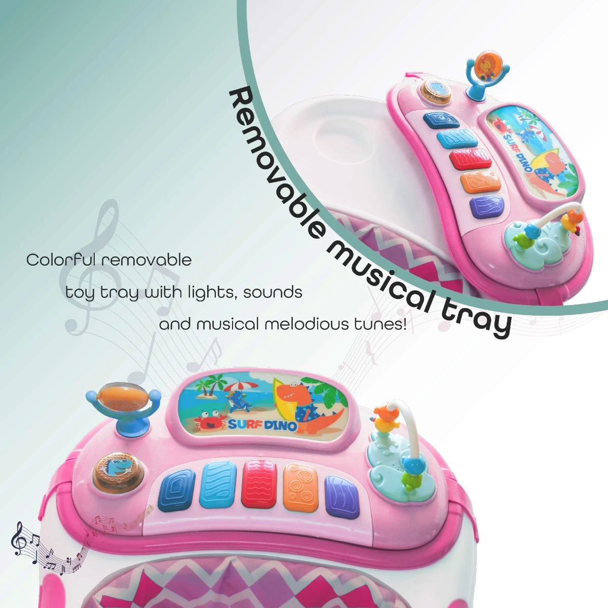 MOON Pace Baby Walker – Pink