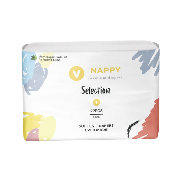 Nappy Organic Premium Diaper Size 1 (22 pcs)
