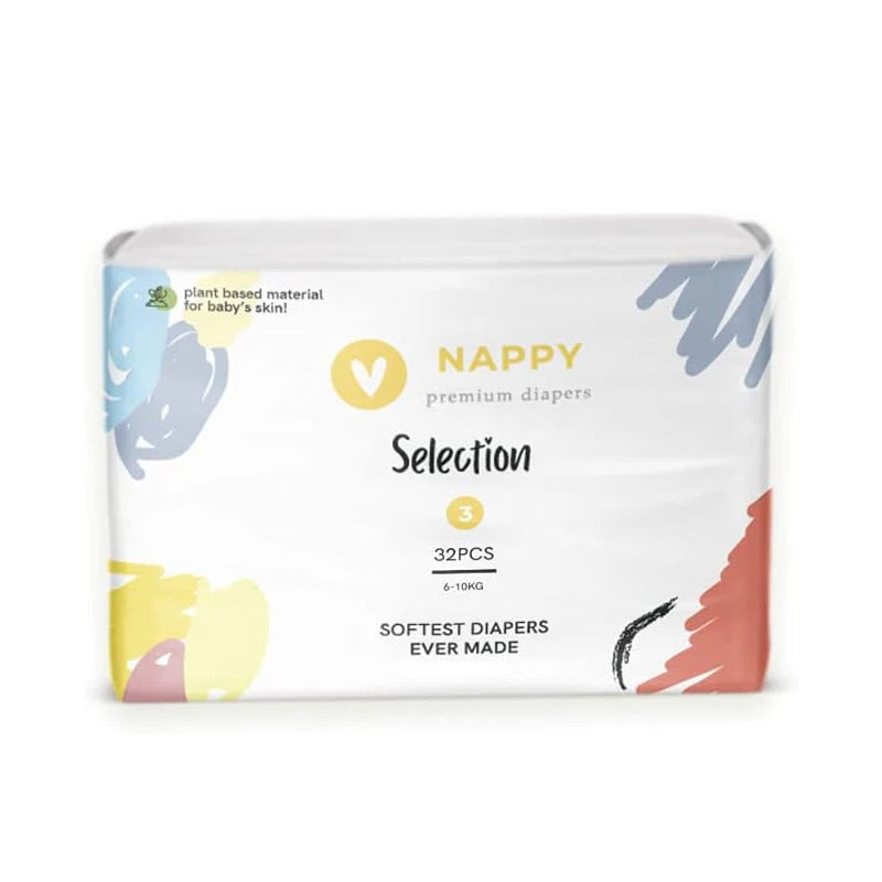 Nappy Organic Premium Diaper Size 3 (32 pcs)