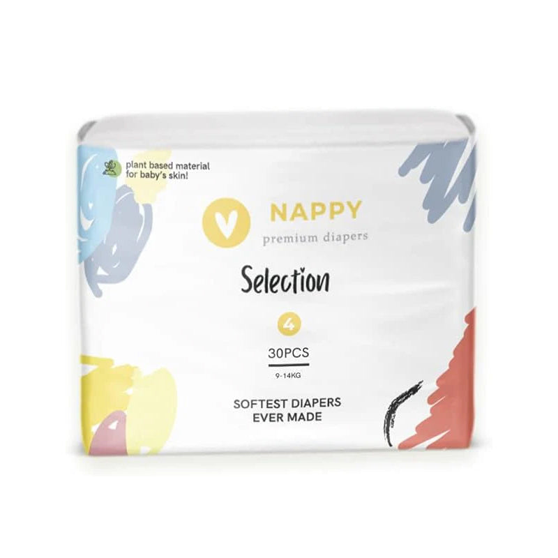 Nappy Organic Premium Diaper Size 4 (30 pcs)