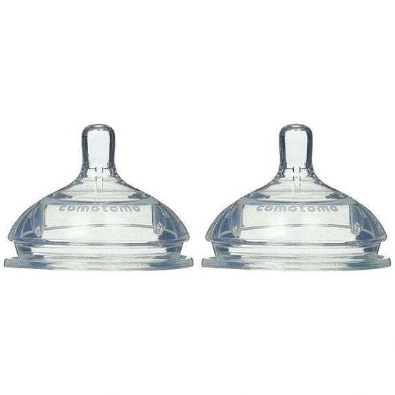Comotomo Replacement Silicone Nipple-Slow Flow-2/ pack - MamaApp