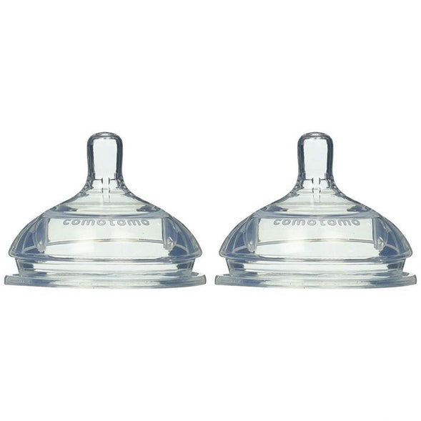 Comotomo Replacement Silicone Nipple-Slow Flow-2/ pack