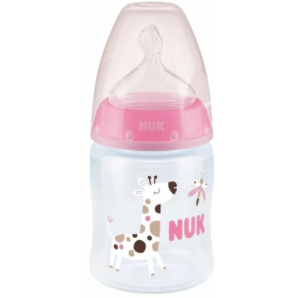 NUK First Choice Temp Control Bottle, 150 ml Silicone Teat, Size 1 0-6mths