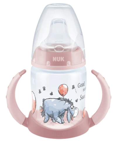 NUK First Choice+ Disney Learner Bottle 150ml – Grey (6–18 Months)