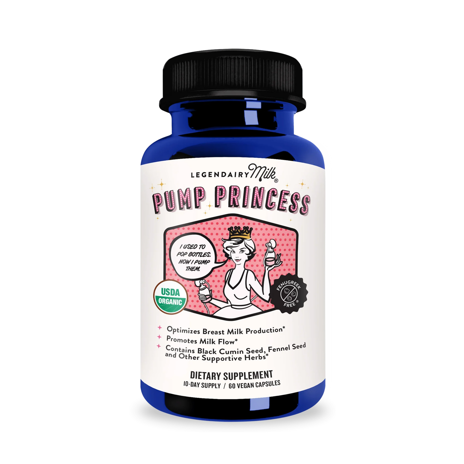 Legendairy milk pump princess 60 vegan capsules - MamaApp