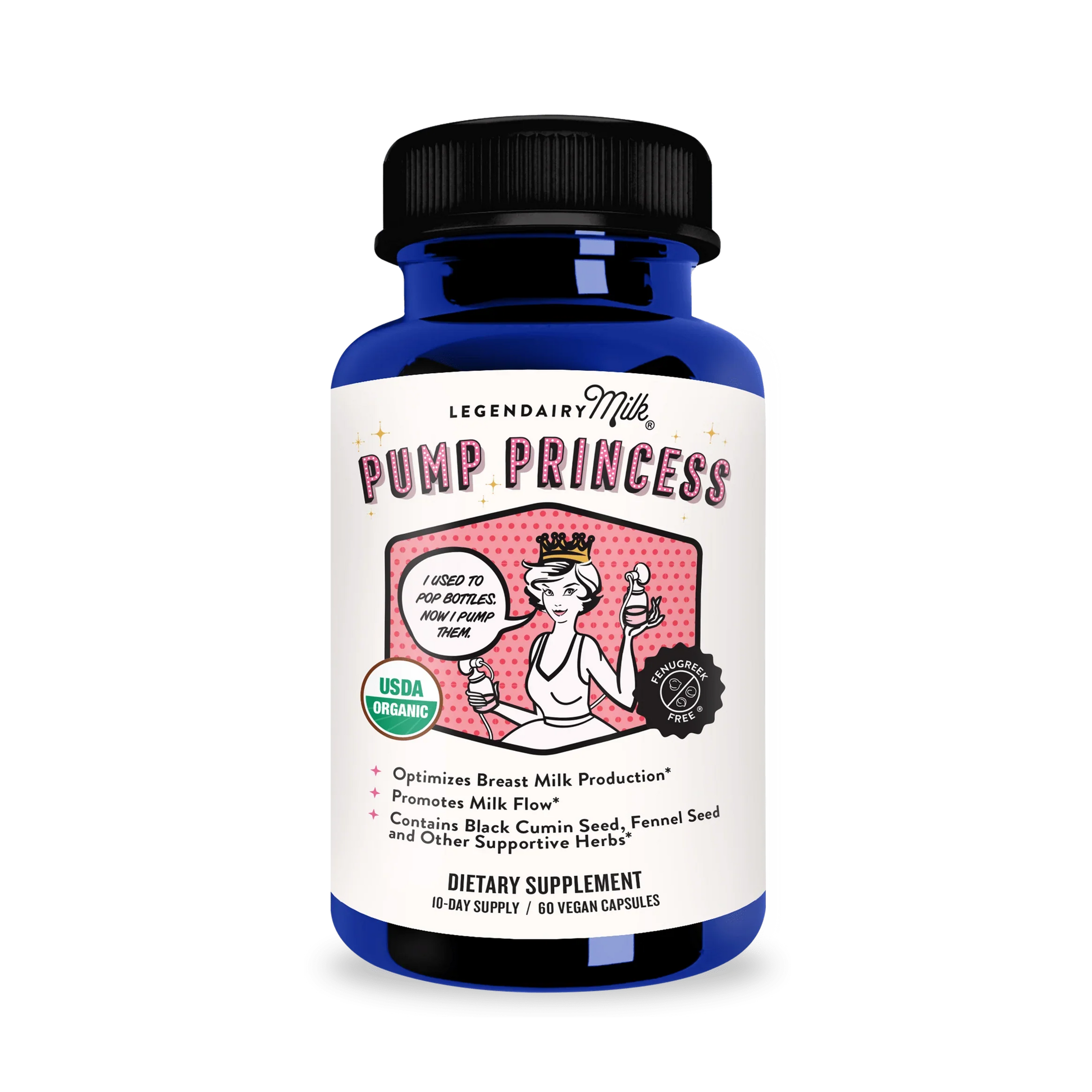 Legendairy milk pump princess 60 vegan capsules - MamaApp