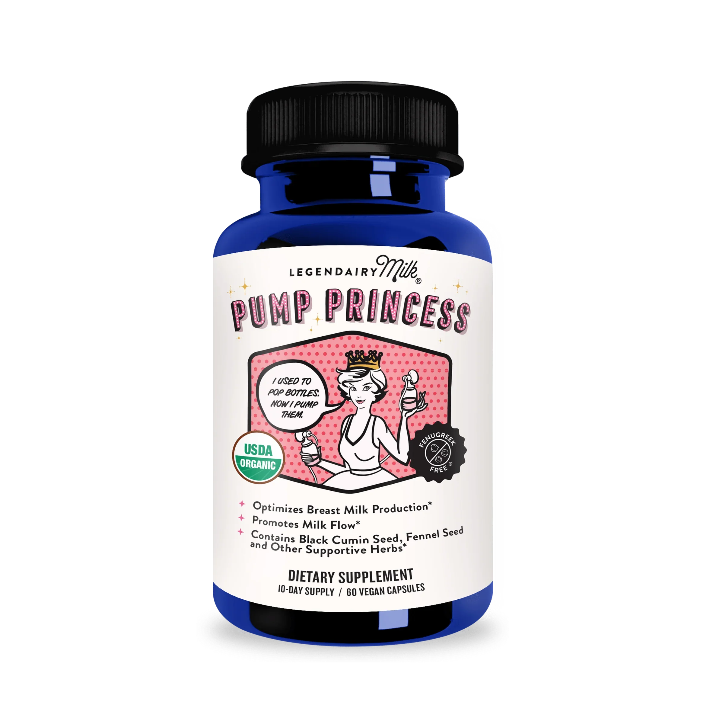 Legendairy milk pump princess 60 vegan capsules - MamaApp