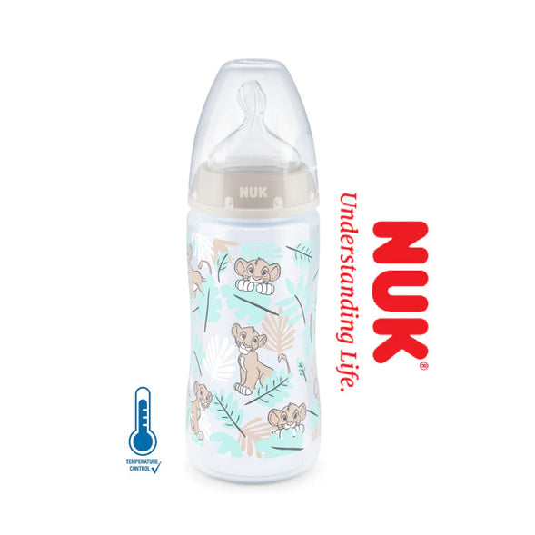 NUK First Choice+ Anti-Colic Baby Bottle – Lion King Edition – 300ml