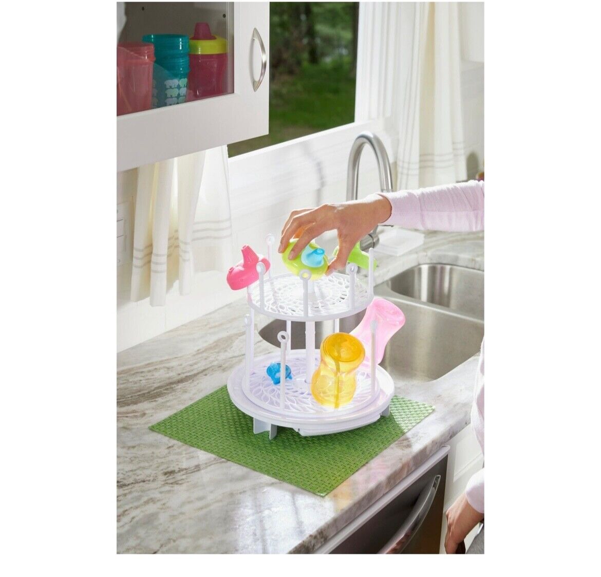 The First Years Spinning Drying Rack & Organizer