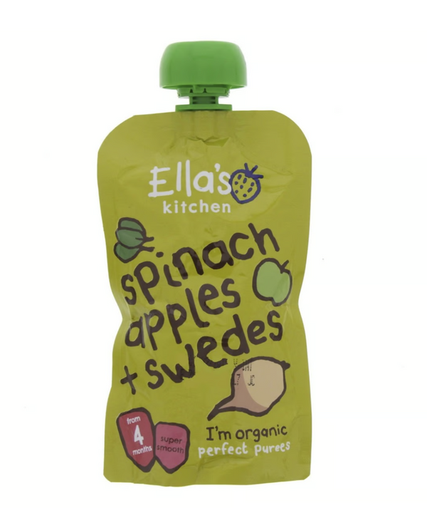 Ella's Kitchen Spinach + apples +swedes