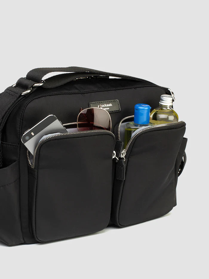 Storksak Eco Stroller Diaper Bag  - Black