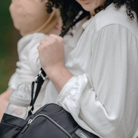 Storksak Eco Stroller Diaper Bag  - Black - MamaApp