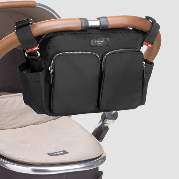 Storksak Eco Stroller Diaper Bag  - Black - MamaApp