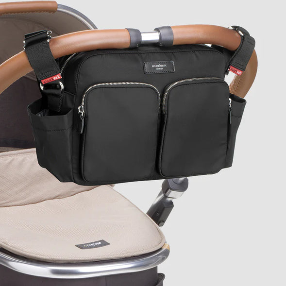 Storksak Eco Stroller Diaper Bag  - Black